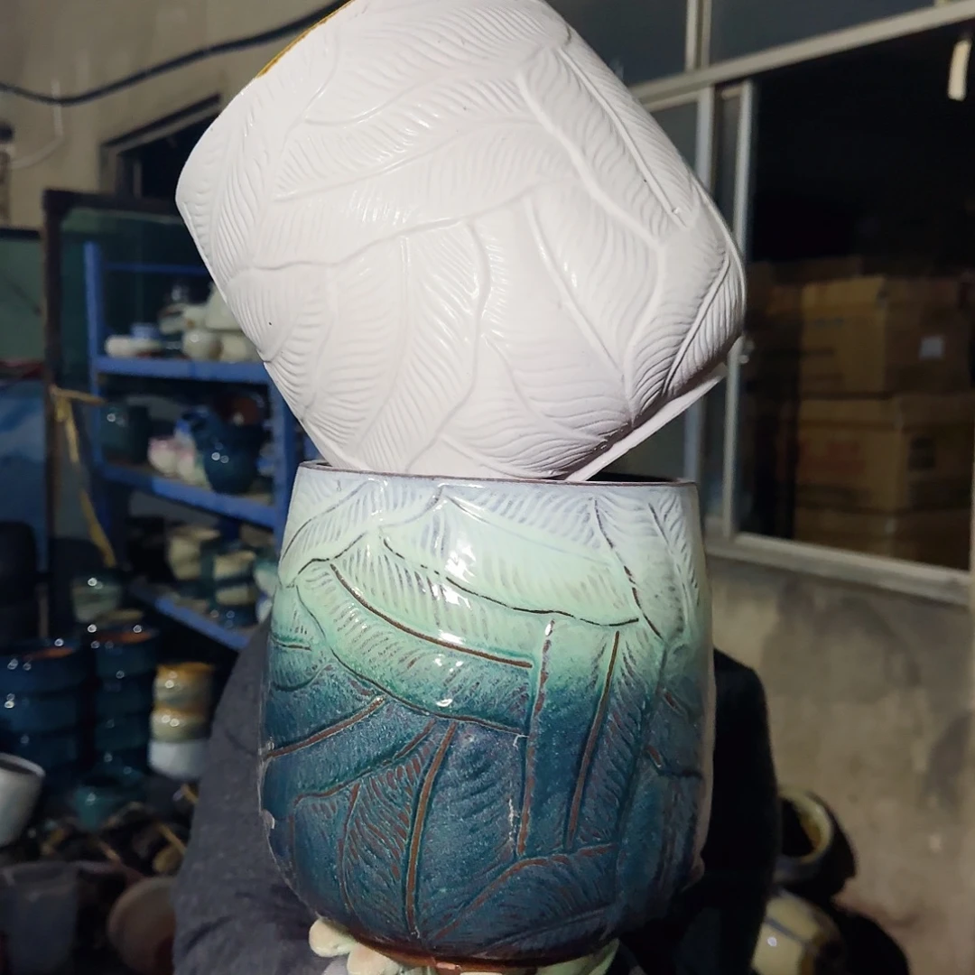 花盆紫砂高21口18