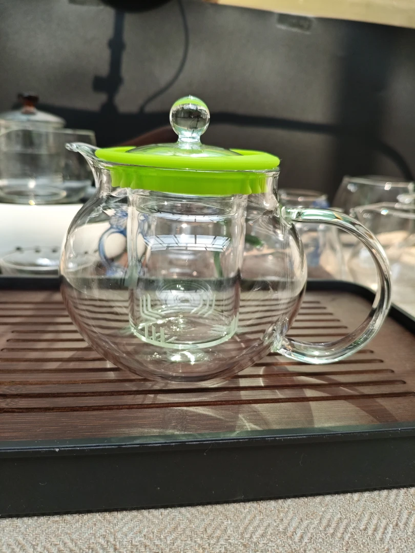 600ml硅胶封口绿茶壶可电陶炉