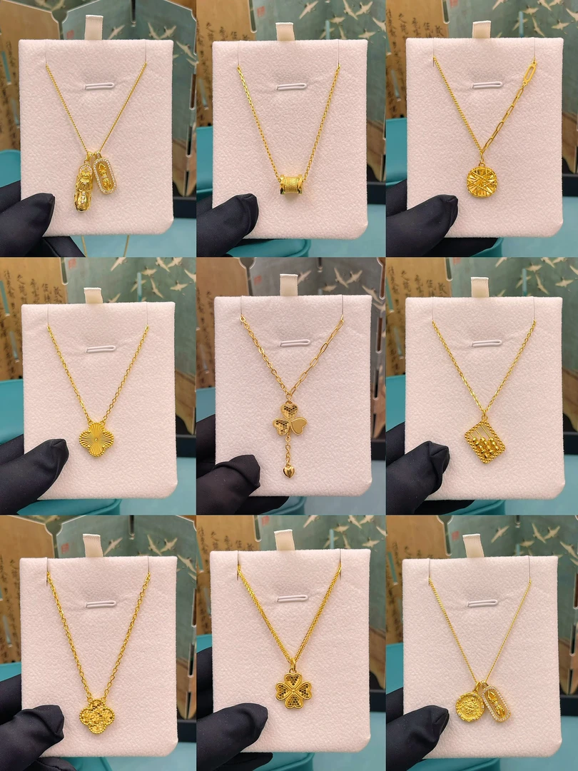 足银银制品 套链系列 简约气质套链 百搭经典精致女士轻奢 潮流