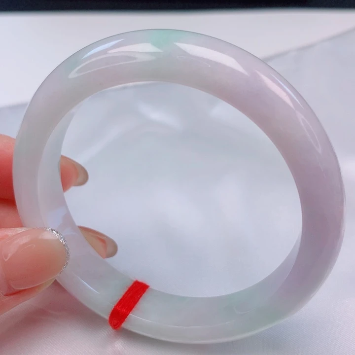 翡翠未镶嵌手镯57。58