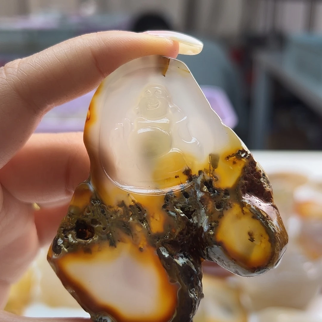 玛瑙/玉髓未镶嵌吊坠(不含链)