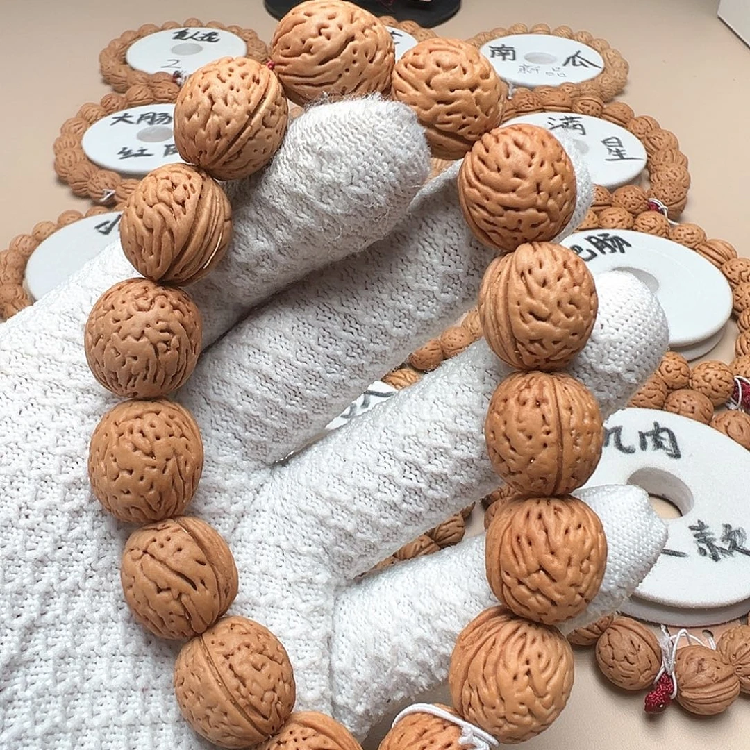 桃核手串天然桶珠精品