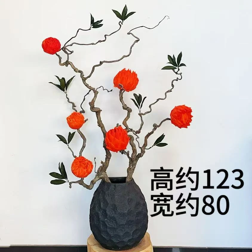 较大型创意干枝雪莲真花永生花摆件 一物一拍（多款）
