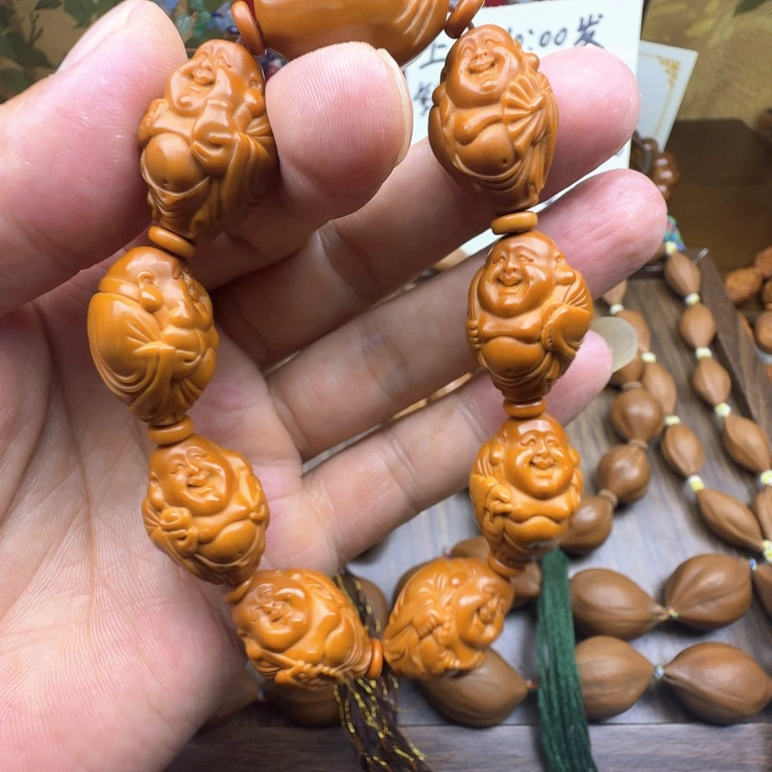 橄榄核手串/手链橄榄核雕刻Q