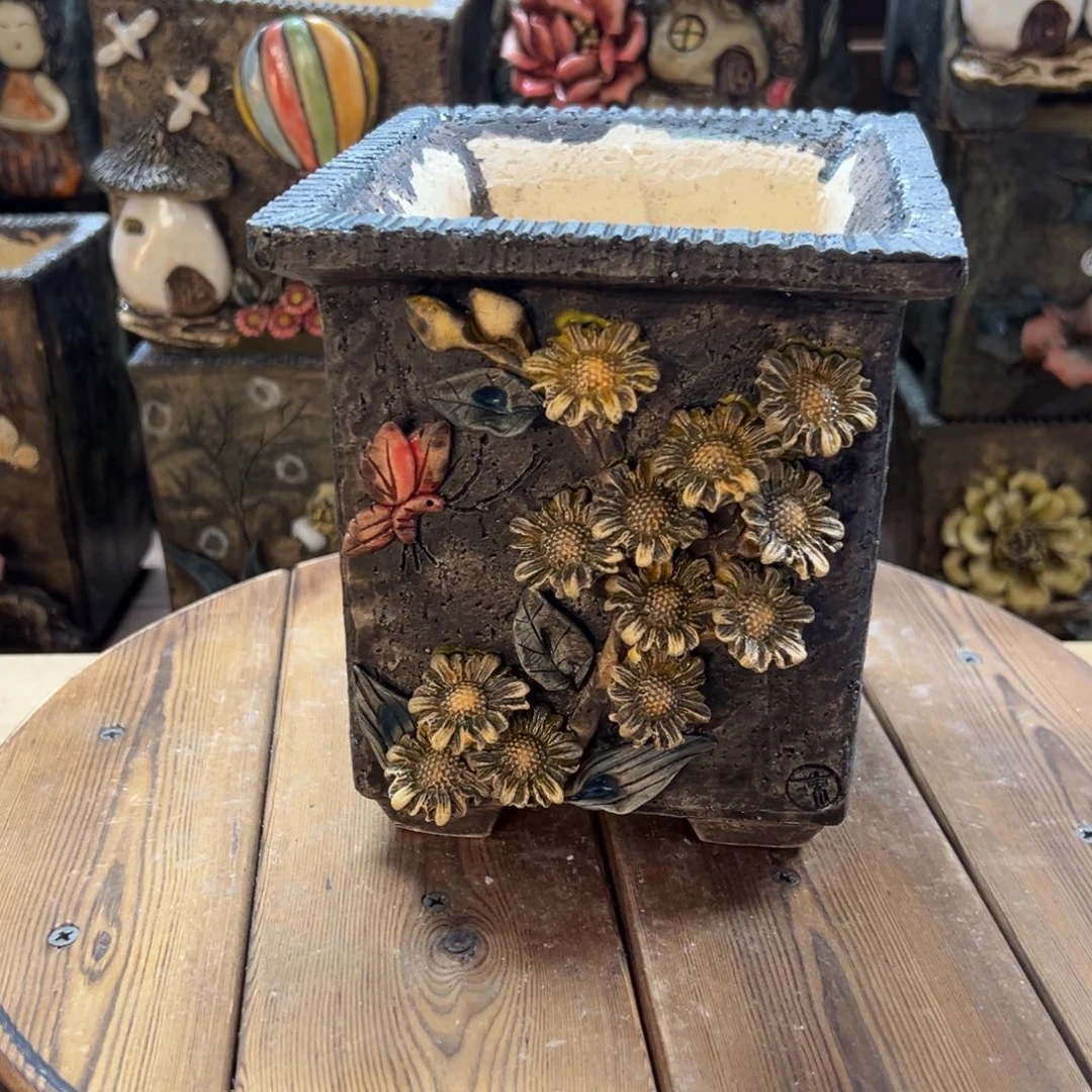 红陶青藤多肉花盆