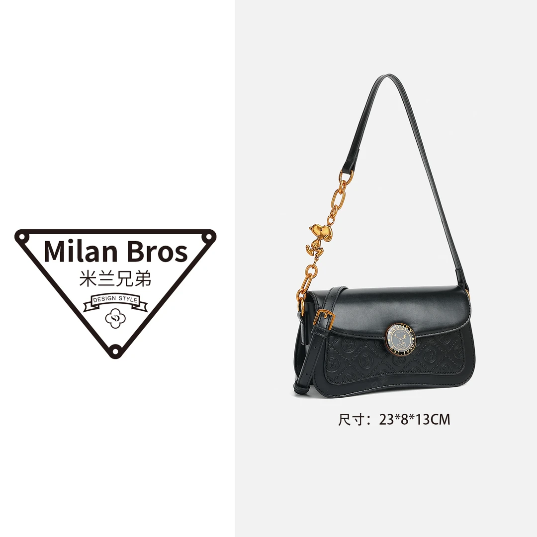 【米兰兄弟】2025新款时尚百搭气质单肩腋下斜跨包