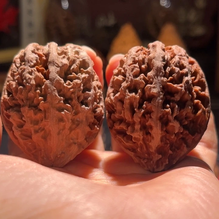 文玩核桃吊坠七彩疙瘩纹26