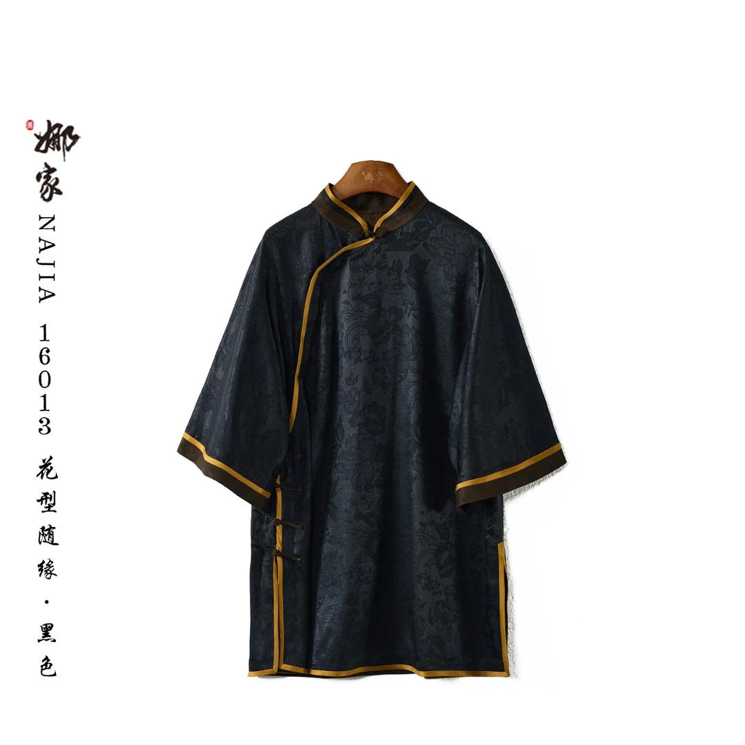 娜家国风太太服秋冬网红黑色中国风夏季上衣NJJM（16013）新中式