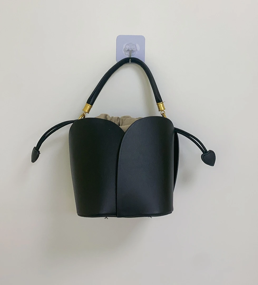 9866#黑色【尺寸：长15宽15高15】潮流轻奢百搭时尚女士单肩包