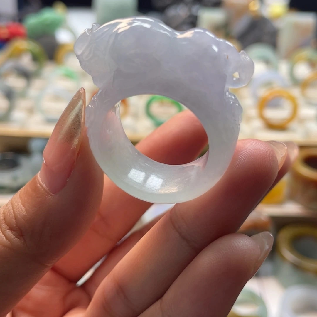 定制翡翠未镶嵌戒指