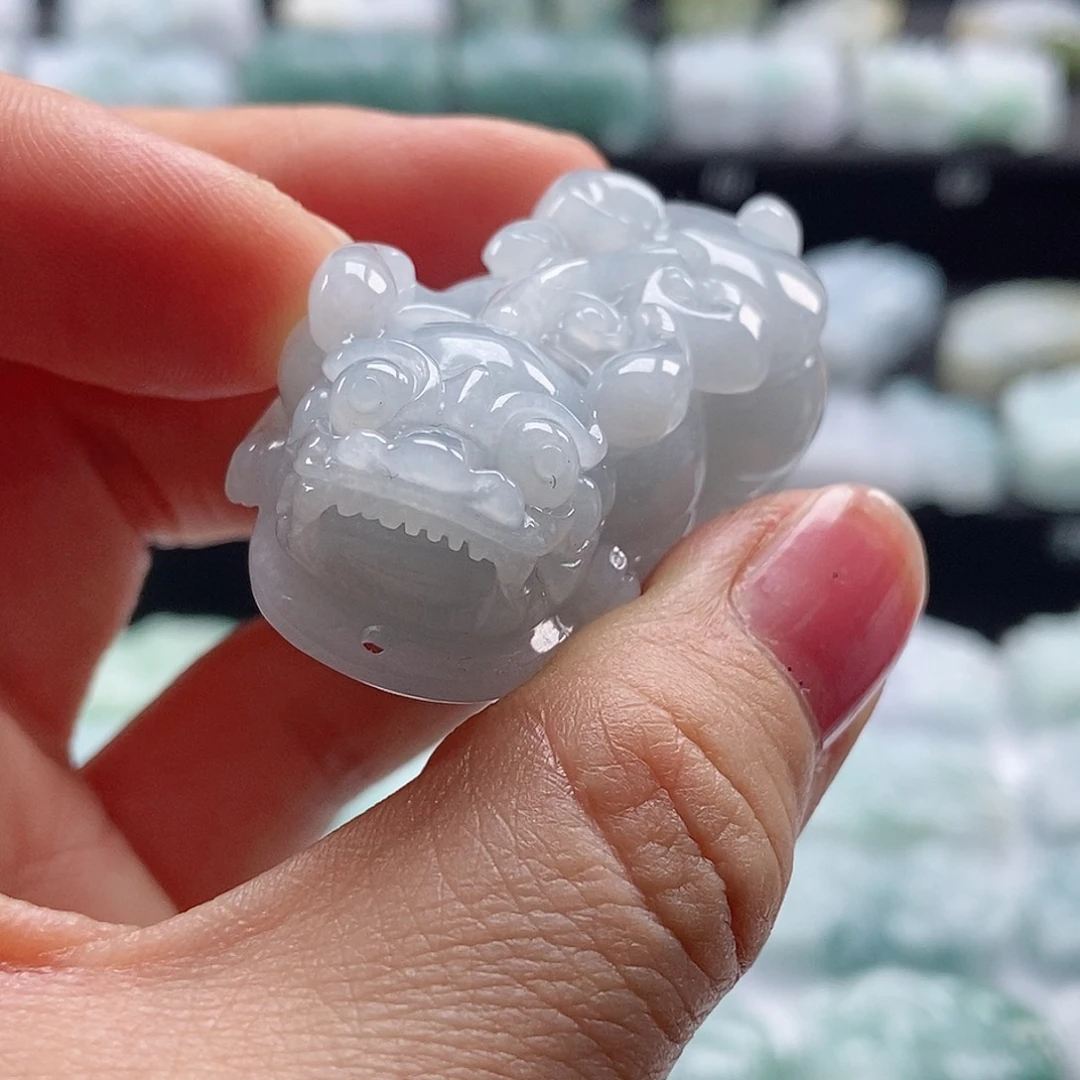 颈饰未镶嵌翡翠翡翠貔貅