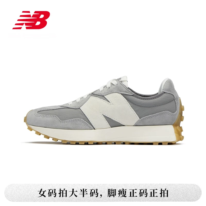 New Balance NB官方327系列男女情侣复古运动V头休闲鞋MS327KA1
