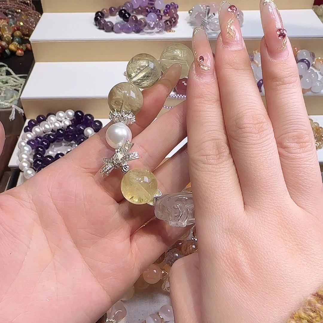 水晶手链未镶嵌i****_八