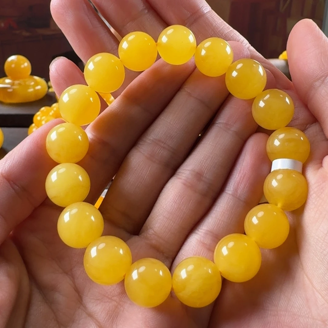 未镶嵌毛衣链蜜蜡涡*D