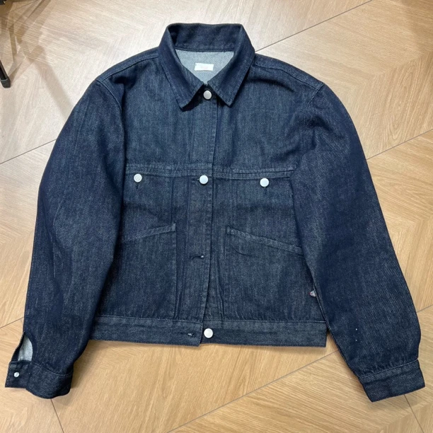 韩国设计师 活性染牛仔外套 不易掉色韩国牛仔服外套