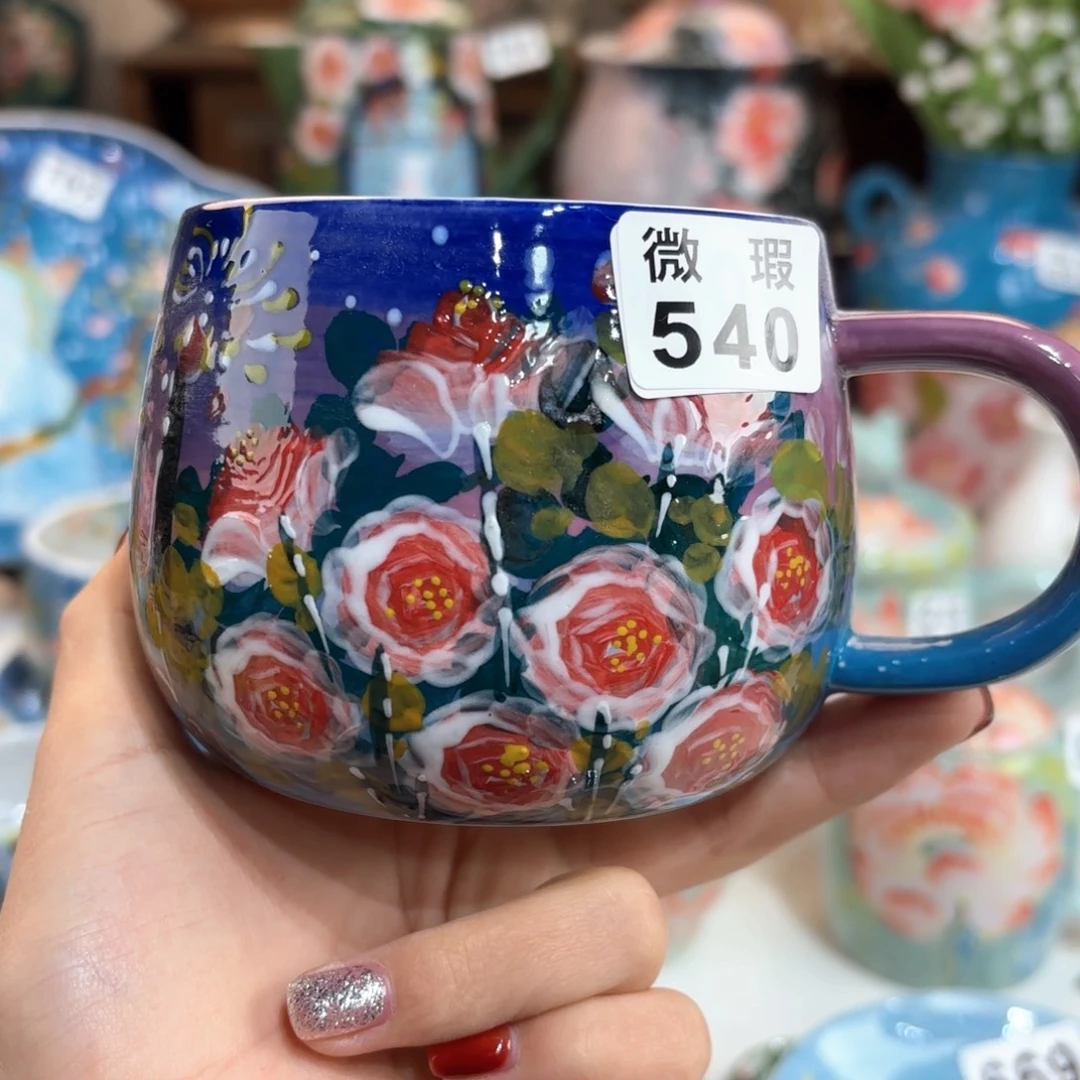 果***娜景德镇手绘高温釉下彩陶瓷茶具