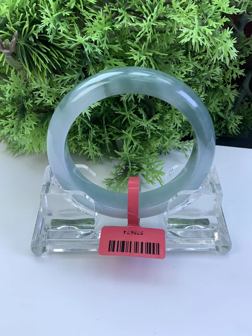 【刘思懿】天然缅甸A货翡翠手镯-D-2