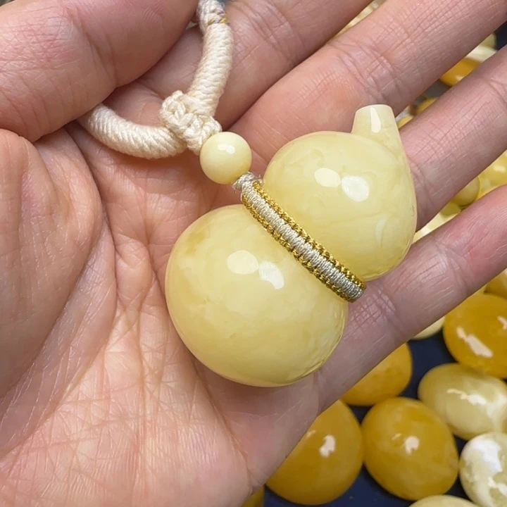 蜜蜡未镶嵌颈饰天然蜜蜡