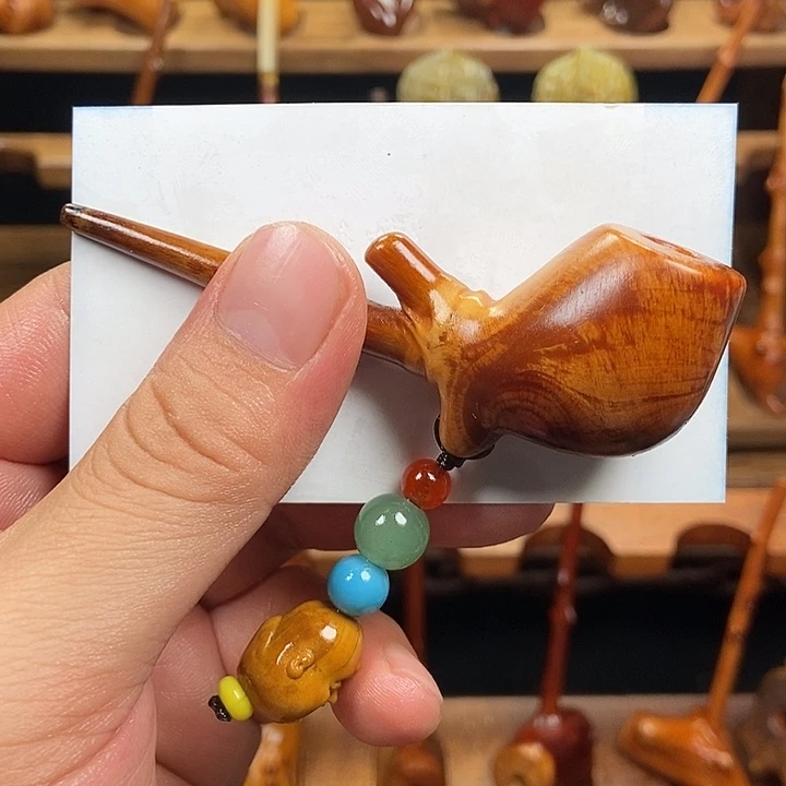 ****猫木檬子木手工烟斗