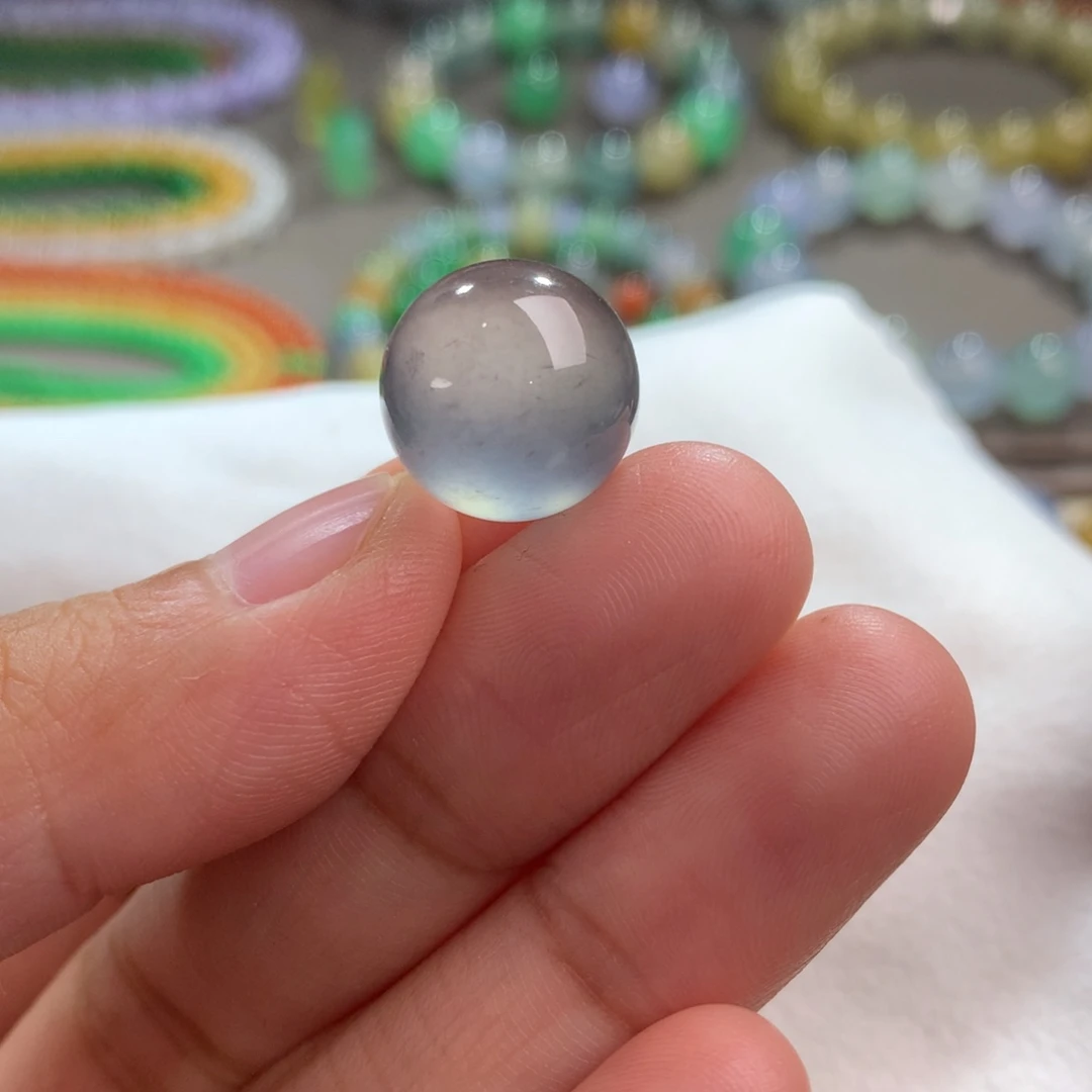 翡翠未镶嵌手链卡13.5