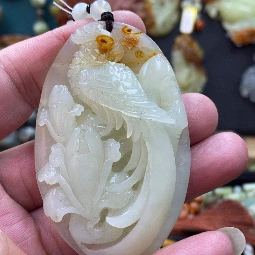 【闪购商品】蛇纹石玉吊坠未镶嵌