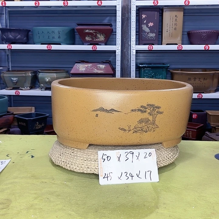 紫砂花盆宜兴紫砂厂