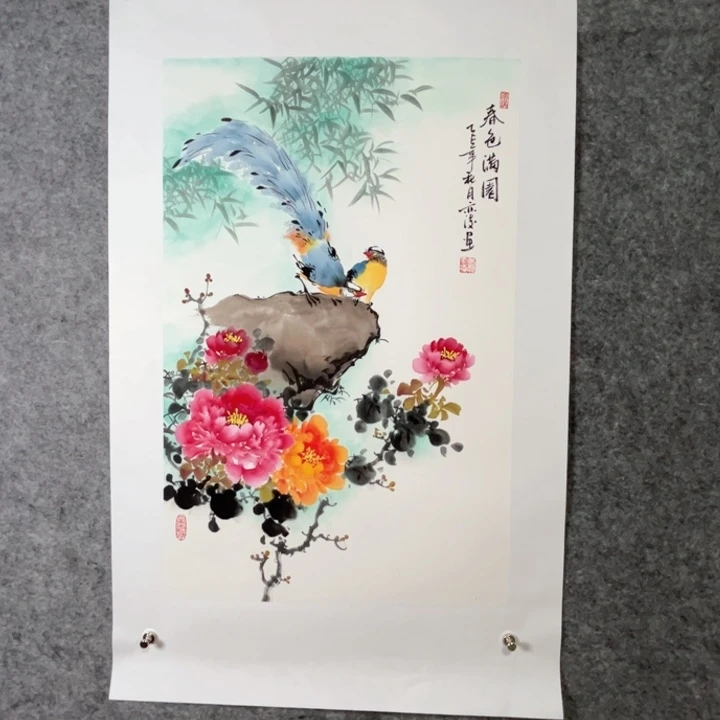 国画精品手绘国画作品