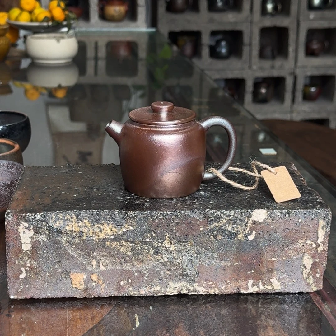 建水紫陶紫泥柴烧茶具
