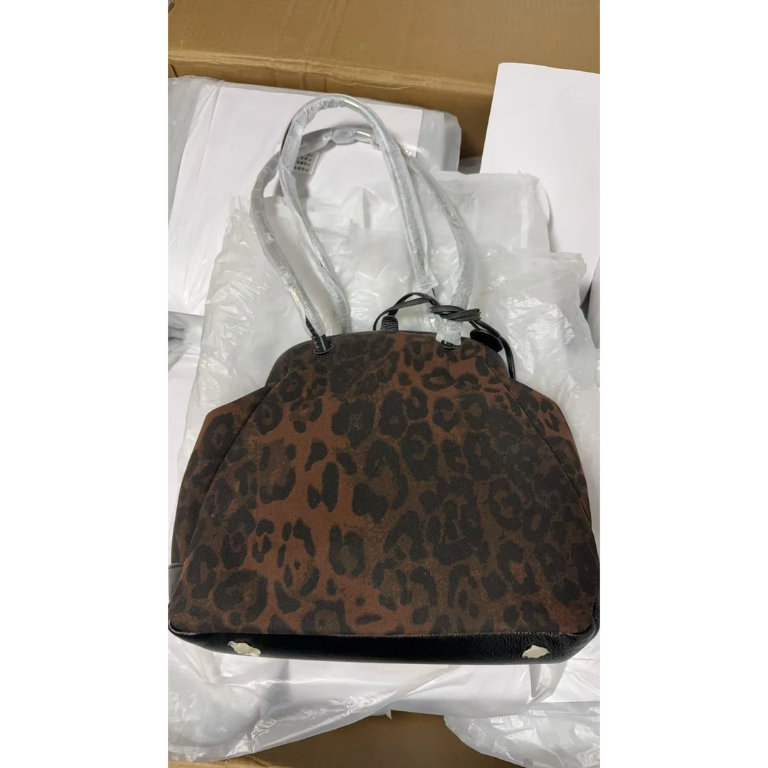 8679棕色豹纹【清货有瑕】新款时尚轻奢百搭气质女包