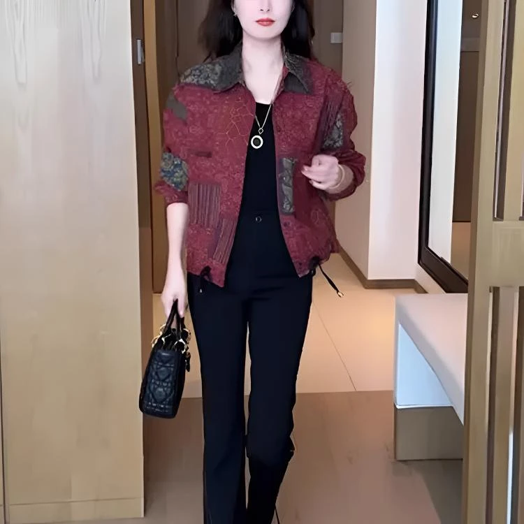 春秋新款外套穿搭洋气时尚休闲气质减龄小个子短外套