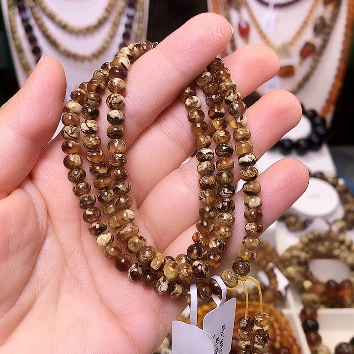 琥珀未镶嵌裸石抚顺琥珀5+534