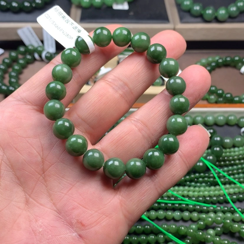 【闪购商品】和田玉（碧玉）手链未镶嵌10
