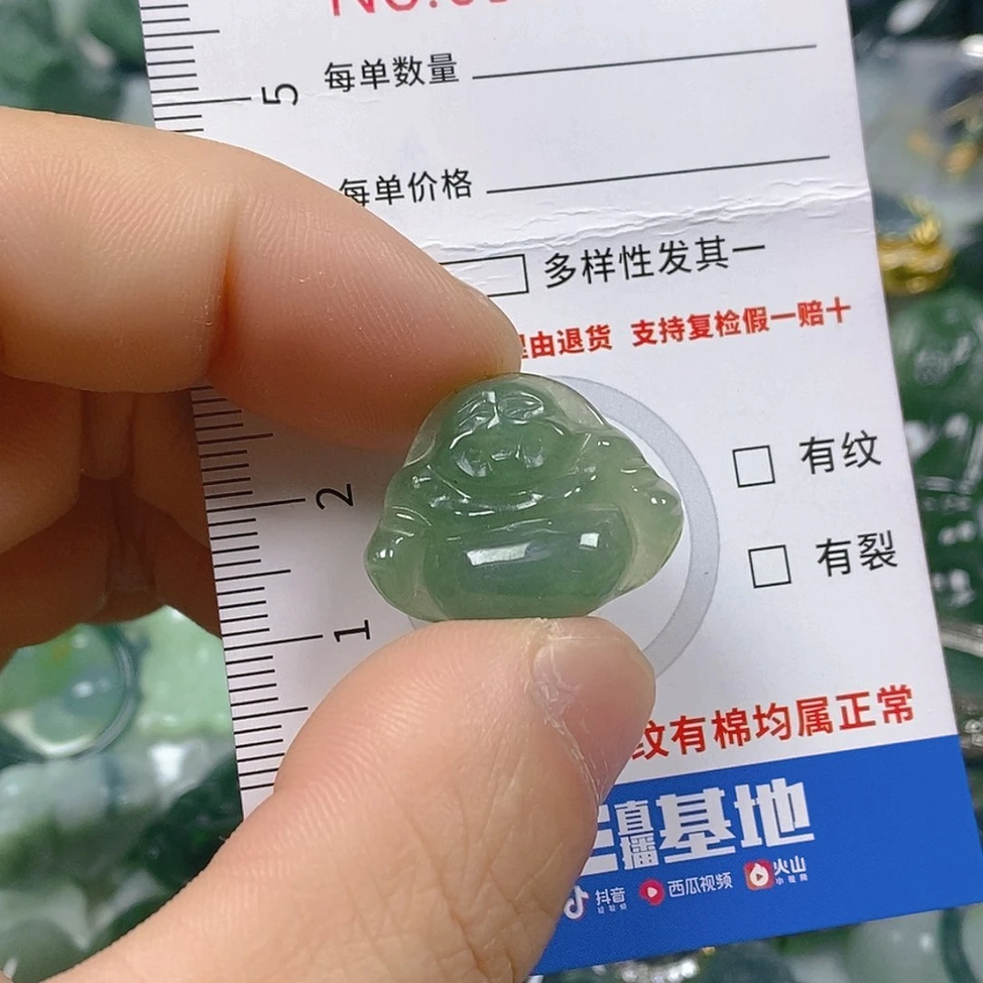 翡翠颈饰未镶嵌天然翡翠