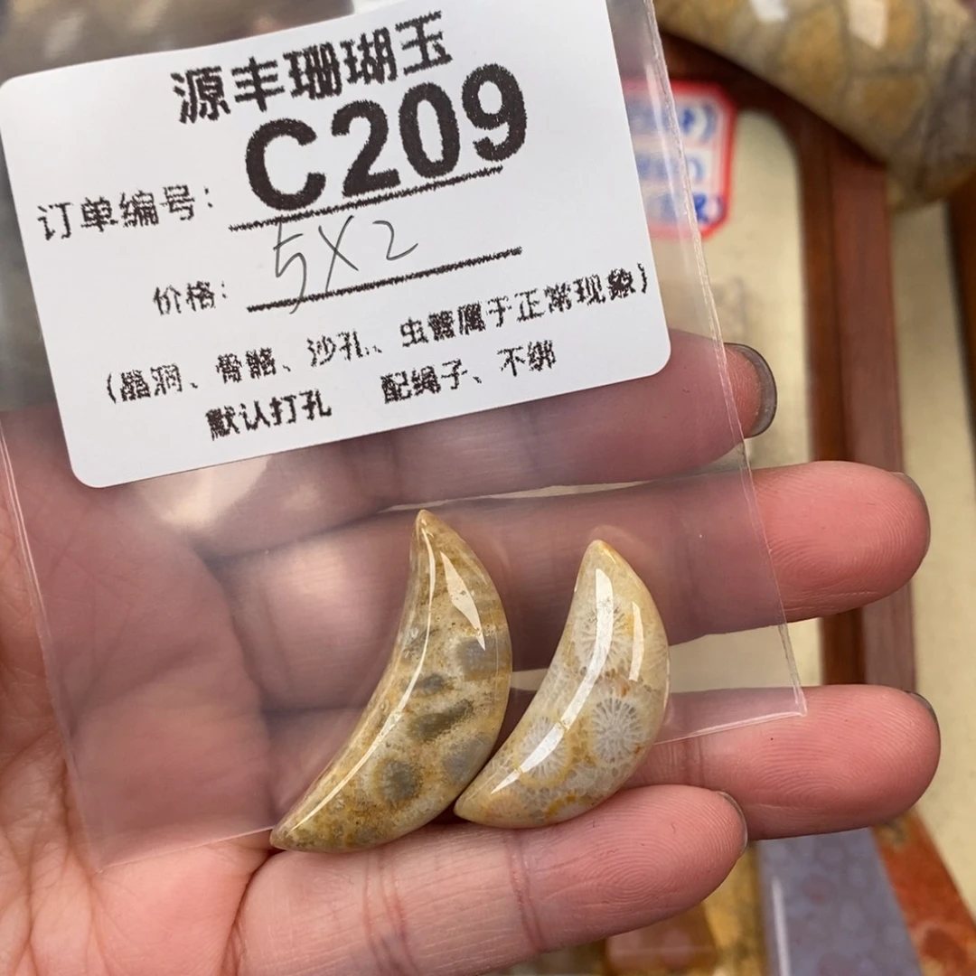 硅化玉颈饰未镶嵌用****5