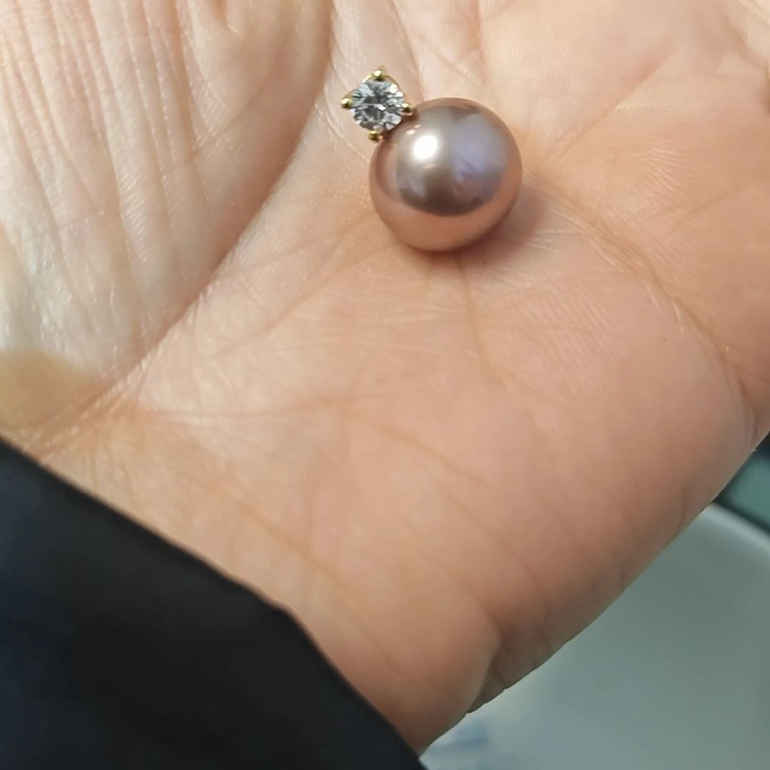 淡水珍珠颈饰银S925镶嵌