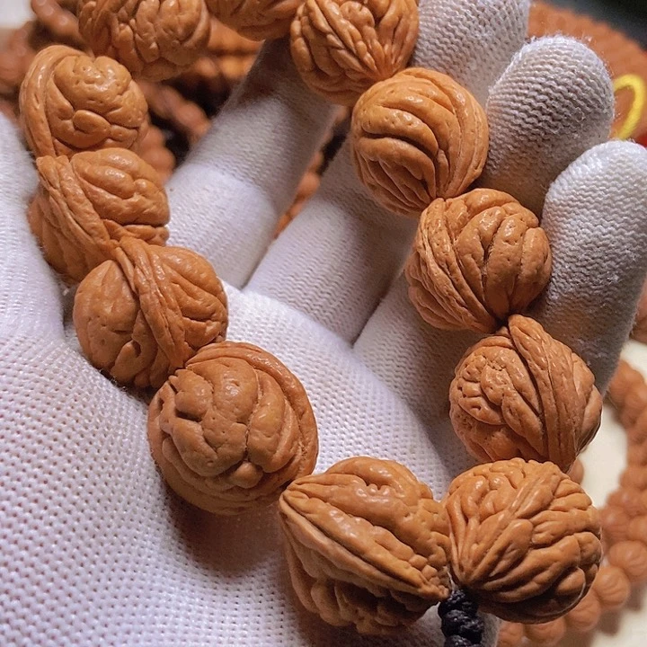 手串桃核斌龙纹桃核