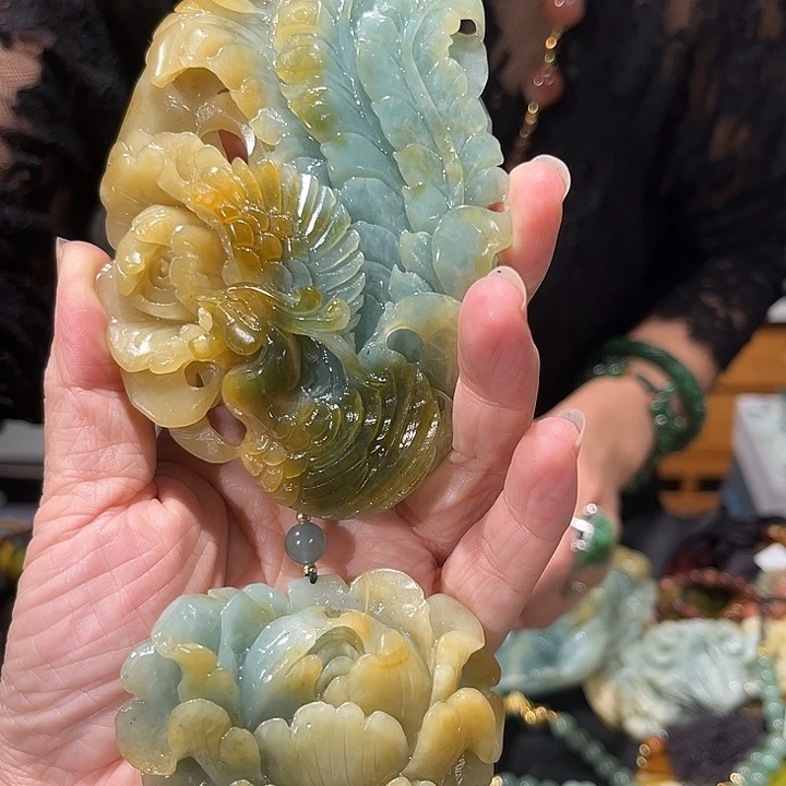 未镶嵌岫玉毛衣链