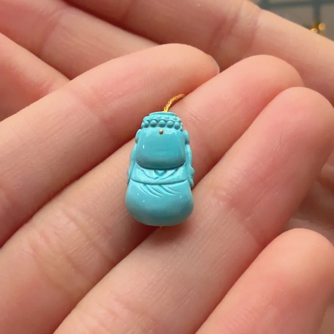 绿松石未镶嵌颈饰