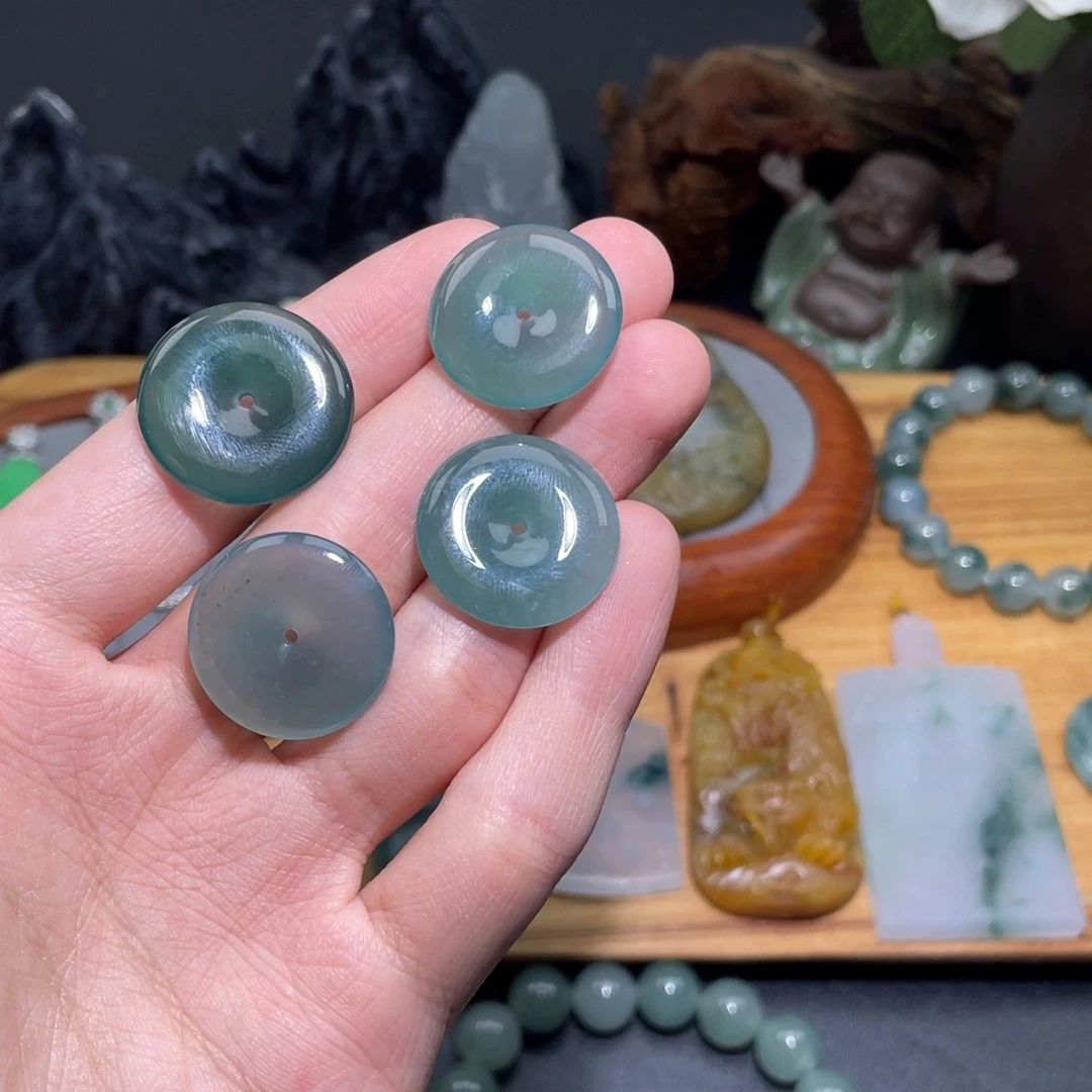 定制翡翠未镶嵌吊坠危发其一可备注