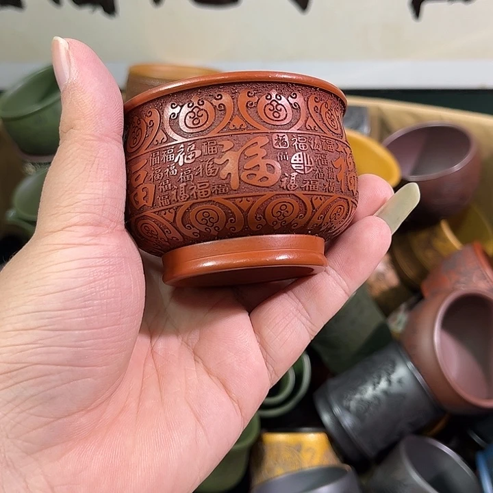 茶杯紫砂全手工紫砂主人杯