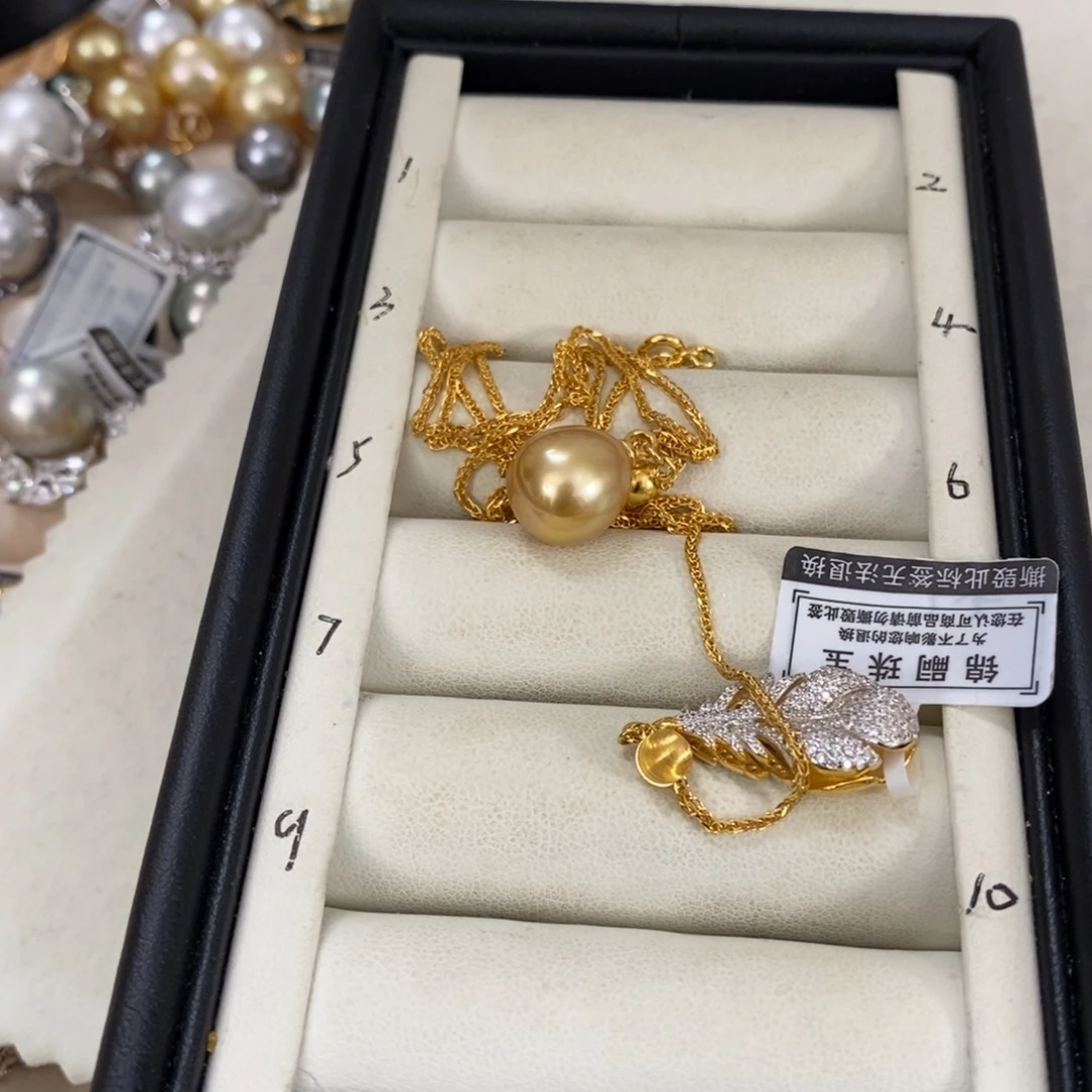 颈饰海水珍珠银S925镶嵌