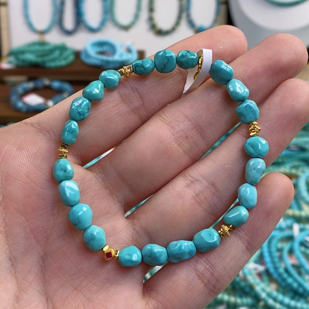 未镶嵌绿松石手串