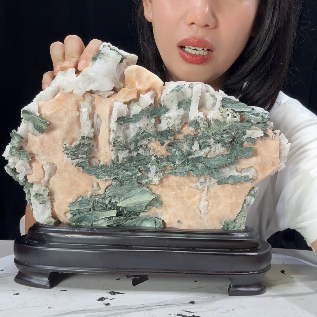 青***学石头北宣石摆件一个001