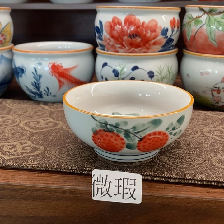 釉下老陶泥手工绘制