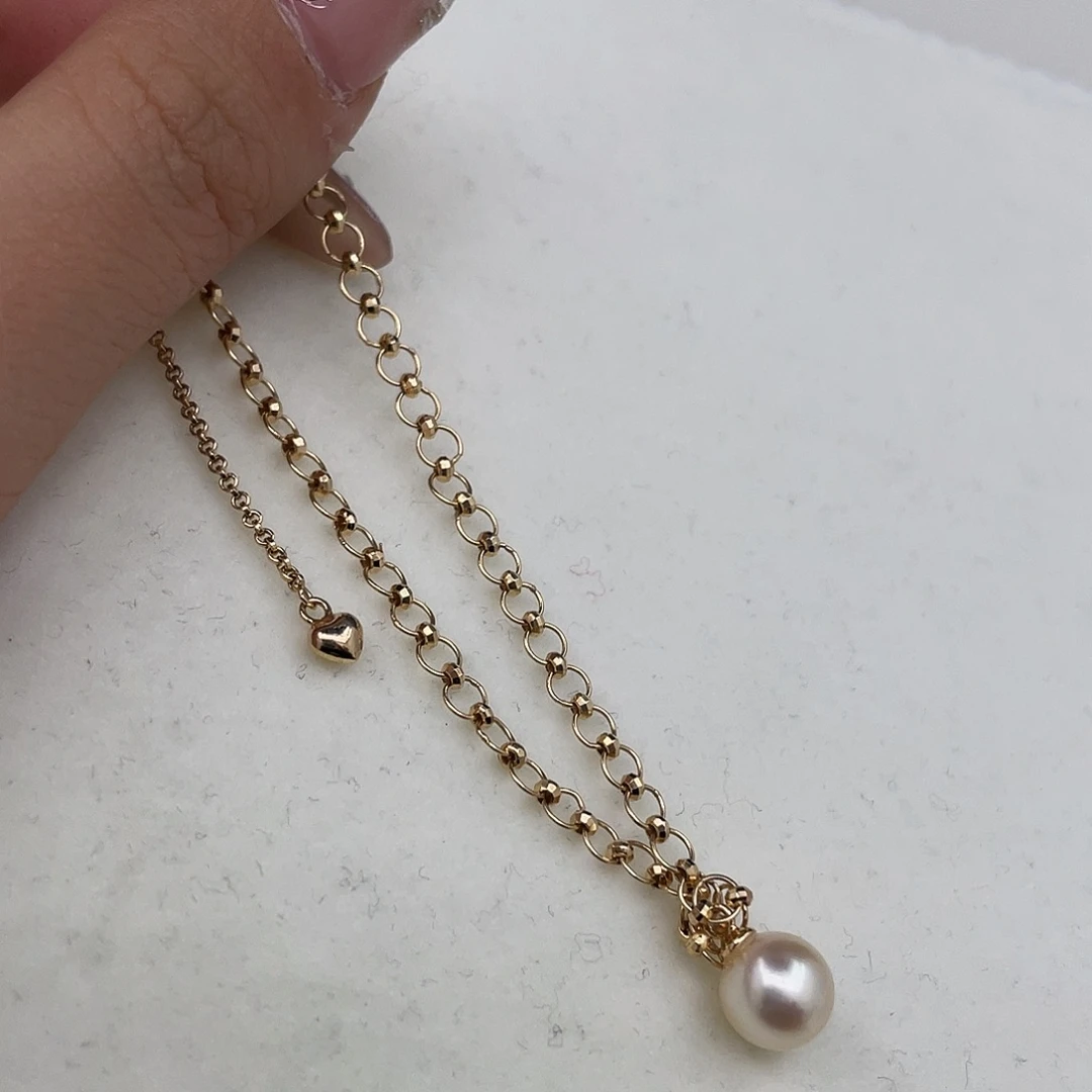海水珍珠手绳银S925镶嵌
