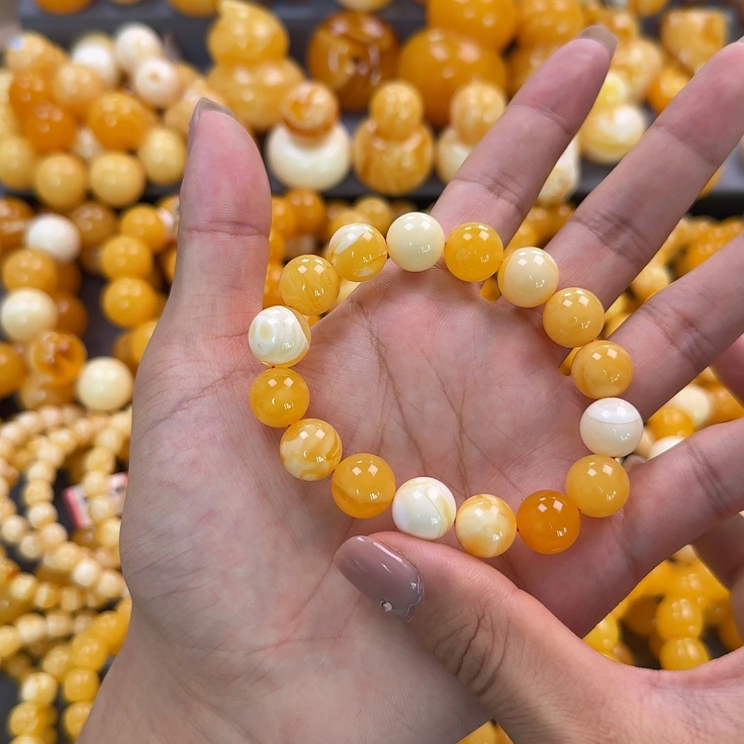 蜜蜡未镶嵌珠宝奇石12.7mm