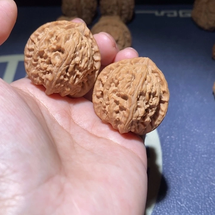 吊坠文玩核桃白狮子