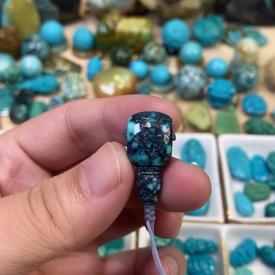 绿松石未镶嵌分体三通