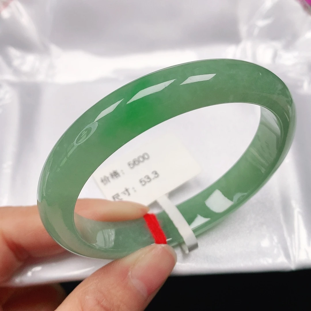 翡翠手镯（贵妃镯）未镶嵌天然翡翠手镯54