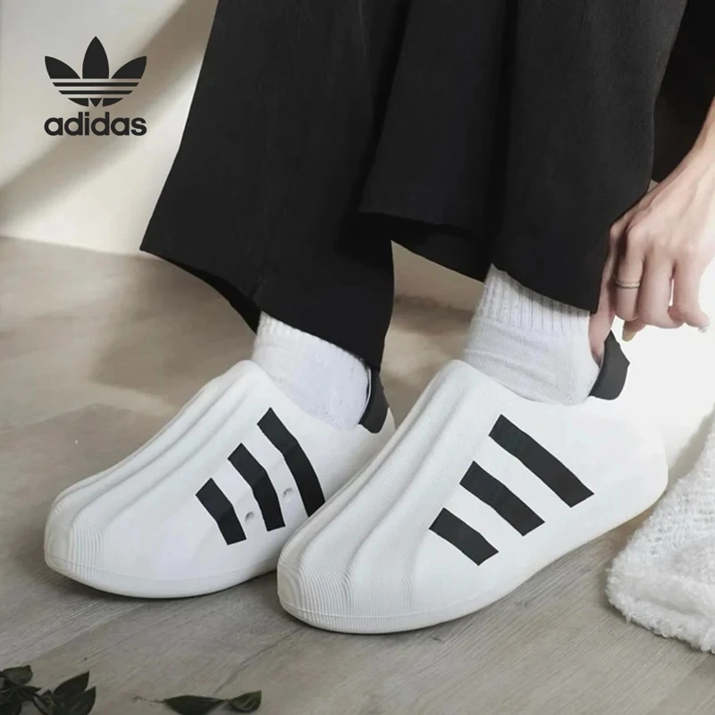 阿迪达斯（adidas）男女鞋Superstar一脚蹬贝壳头板鞋休闲鞋HQ8750